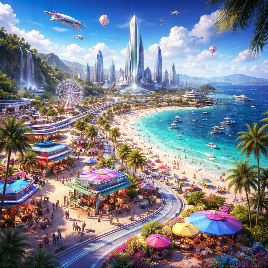 Fictional smart city environment